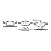 Колодки тормозные дисковые передний для FIAT BRAVA(182), BRAVO(182), MAREA(185) <b>REMSA 0587.21 / PCA058721</b>