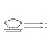 Колодки тормозные дисковые передний для CITROEN XANTIA(X1,X2) <b>REMSA 0608.04 / PCA060804</b>