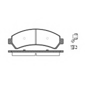 Колодки тормозные дисковые передний для CHEVROLET BLAZER S10 <b>REMSA 0688.00 / PCA068800</b>