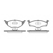 Колодки тормозные дисковые передний для VW LUPO(6E1,6X1) <b>REMSA 0718.00 / PCA071800</b>