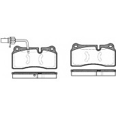 Колодки тормозные дисковые задний для AUDI Q7(4L), R8 <b>REMSA 0983.11 / PCA098311</b>