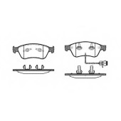 Колодки тормозные дисковые передний для AUDI A6(4F2,4F5,C6), A8(4D2,4D8,4E#) <b>REMSA 1056.12 / PCA105612</b>