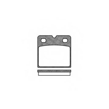 Колодки тормозные дисковые задний для AUDI R8 <b>REMSA 1067.00 / PCA106700</b>