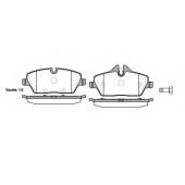 Колодки тормозные дисковые передний <b>REMSA 1131.10 / PCA113110</b>