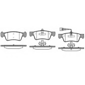 Колодки тормозные дисковые задний для VW MULTIVAN, TOUAREG, TRANSPORTER <b>REMSA 1187.01 / PCA118701</b>