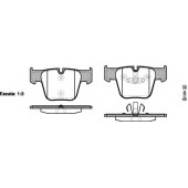 Колодки тормозные дисковые передний для MERCEDES S(C216,W221) <b>REMSA 1218.00 / PCA121800</b>