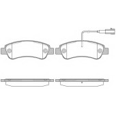 Колодки тормозные дисковые задний для FIAT DUCATO(250,290) <b>REMSA 1238.02 / PCA123802</b>