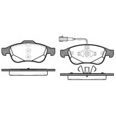 Колодки тормозные дисковые передний для CITROEN DS4 <b>REMSA 1248.02 / PCA124802</b>