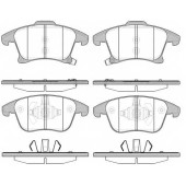 Колодки тормозные дисковые передний для FORD MONDEO <b>REMSA 1249.22 / PCA124922</b>