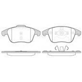 Колодки тормозные дисковые передний для PEUGEOT 208, 3008 <b>REMSA 1249.30 / PCA124930</b>