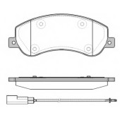 Колодки тормозные дисковые передний для FORD TRANSIT <b>REMSA 1250.11 / PCA125011</b>