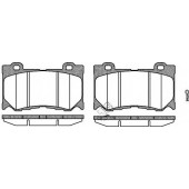 Колодки тормозные дисковые передний для INFINITI FX, G, QX70 / NISSAN 370 Z(Z34) <b>REMSA 1372.01 / PCA137201</b>