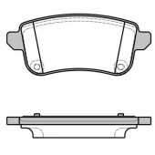Колодки тормозные дисковые задний для RENAULT MEGANE(BZ0#,DZ0/1#,KZ0/1), SCENIC(JZ0/1#) <b>REMSA 1387.10 / PCA138710</b>