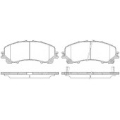 Колодки тормозные дисковые передний для INFINITI Q50 <b>REMSA 1407.12 / PCA140712</b>