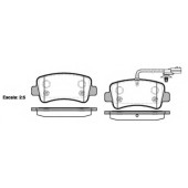 Колодки тормозные дисковые задний для NISSAN NV400 / OPEL MOVANO / RENAULT MASTER(EV,FV,HV,JV,UV) <b>REMSA 1439.01 / PCA143901</b>