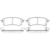 Колодки тормозные дисковые задний для INFINITI QX4, QX56 / NISSAN PATROL(Y62) <b>REMSA 1447.02 / PCA144702</b>