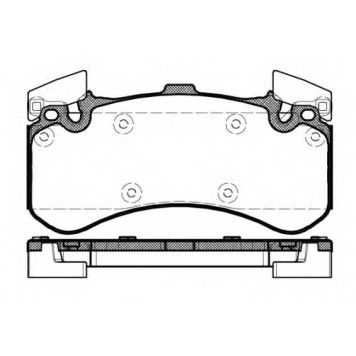 Колодки тормозные дисковые передний для AUDI A6(4G2, 4G5, 4GC, 4GD, 4GH, 4GJ, C7), A7(4GA, 4GF), A8(4H#) <b>REMSA 1463.00 / PCA146300</b>