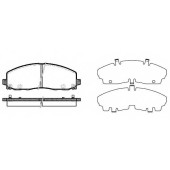Колодки тормозные дисковые передний для CHRYSLER GRAND VOYAGER(RT) / FIAT FREEMONT(JC#,JF#) / LANCIA VOYAGER(RT) <b>REMSA 1484.04 / PCA148404</b>