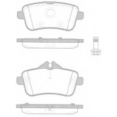 Колодки тормозные дисковые передний для MERCEDES GL(X166), M(W166) <b>REMSA 1503.10 / PCA150310</b>