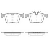 Колодки тормозные дисковые задний для LAND ROVER DISCOVERY(LC) <b>REMSA 1516.40 / PCA151640</b>