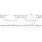 Колодки тормозные дисковые передний для RENAULT CLIO, TWINGO <b>REMSA 1540.00 / PCA154000</b>