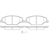 Колодки тормозные дисковые передний для SKODA FABIA / VW POLO <b>REMSA 1553.00 / PCA155300</b>