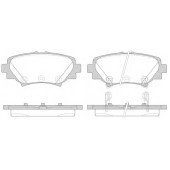 Колодки тормозные дисковые задний для MAZDA 3(BM) <b>REMSA 1570.02 / PCA157002</b>