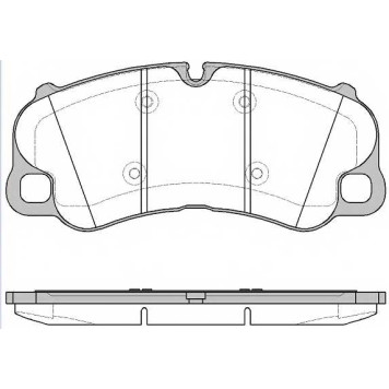 Колодки тормозные дисковые передний для PORSCHE 911(991) <b>REMSA 1595.10 / PCA159510</b>