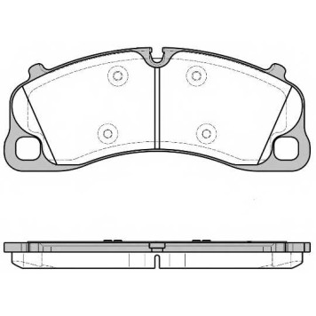 Колодки тормозные дисковые передний для PORSCHE 911(991) <b>REMSA 1597.00 / PCA159700</b>