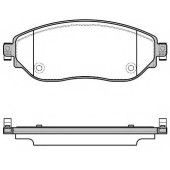 Колодки тормозные дисковые передний для OPEL VIVARO <b>REMSA 1617.08 / PCA161708</b>