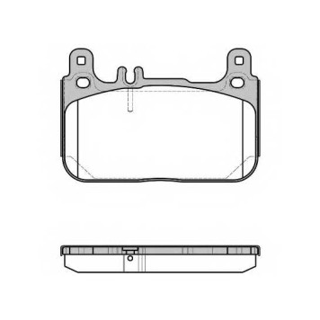 Колодки тормозные дисковые передний для MERCEDES S(V222,W222,X222) <b>REMSA 1622.00 / PCA162200</b>