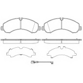 Колодки тормозные дисковые передний для MITSUBISHI CANTER(FB#,FE#,FG#) <b>REMSA 1646.01 / PCA164601</b>