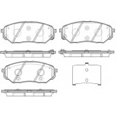 Колодки тормозные дисковые передний для KIA SORENTO <b>REMSA 1661.02 / PCA166102</b>