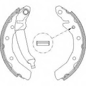 Комплект тормозных колодок задний для CHEVROLET MATIZ(M200,M250), SPARK(M300) / DAEWOO MATIZ(KLYA) <b>REMSA 4086.00 / ZCA408600</b>