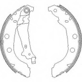Комплект тормозных колодок задний для CITROEN XSARA(N1) / PEUGEOT 406(8B,8C,8E/F) <b>REMSA 4092.00 / ZCA409200</b>