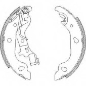 Комплект тормозных колодок задний для FIAT PUNTO(188,188AX) <b>REMSA 4098.00 / ZCA409800</b>