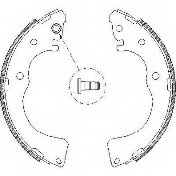 Комплект тормозных колодок задний для MAZDA MPV(LV,LW) <b>REMSA 4171.00 / ZCA417100</b>