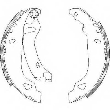 Комплект тормозных колодок задний для FIAT PUNTO, TEMPRA S.W., TEMPRA, TIPO, UNO / LANCIA DEDRA, DELTA, Y, Y10 <b>REMSA 4179.01 / ZCA417901</b>
