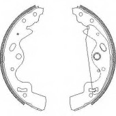 Комплект тормозных колодок задний для LAND ROVER FREELANDER(LN,LN#) <b>REMSA 4181.00 / ZCA418100</b>