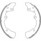 Комплект тормозных колодок задний для MAZDA 626(GC,GD,GV) <b>REMSA 4183.00 / ZCA418300</b>