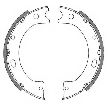 Комплект колодок стояночной тормозной системы REMSA ZCA424300 / 4243.00