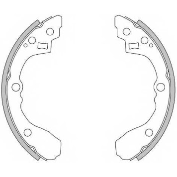 Комплект тормозных колодок задний для KIA RIO(DC,DC#) <b>REMSA 4275.00 / ZCA427500</b>