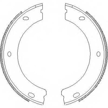 Комплект колодок стояночной тормозной системы REMSA ZCA465200 / 4652.00
