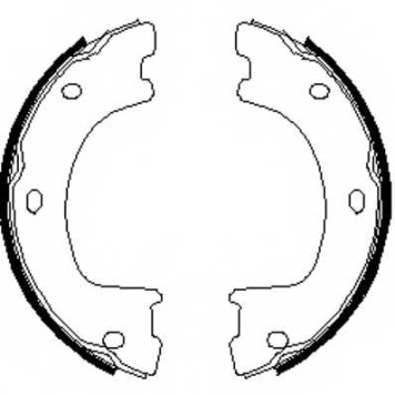 Комплект колодок стояночной тормозной системы REMSA ZCA467400 / 4674.00