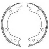 Комплект колодок стояночной тормозной системы REMSA ZCA469700 / 4697.00