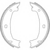 Комплект колодок стояночной тормозной системы REMSA ZCA471500 / 4715.00