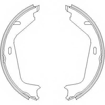 Комплект колодок стояночной тормозной системы REMSA ZCA472600 / 4726.00