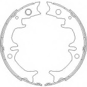 Комплект колодок стояночной тормозной системы REMSA ZCA473100 / 4731.00