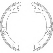 Комплект колодок стояночной тормозной системы REMSA ZCA474400 / 4744.00