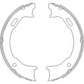 Комплект колодок стояночной тормозной системы REMSA ZCA474700 / 4747.00